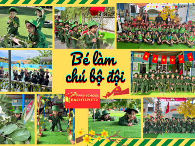 BÉ VÀ CÁC CHÚ BỘ ĐỘI